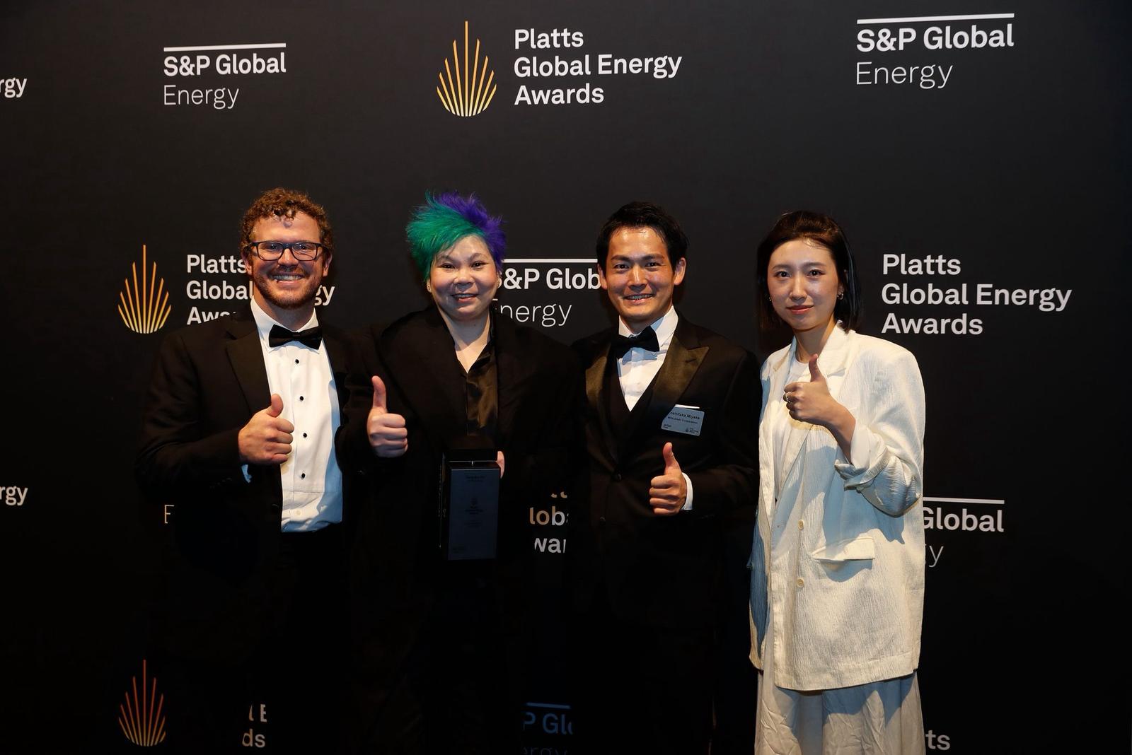 KH Marque team at the Platts Global Energy Awards step-and-repeat